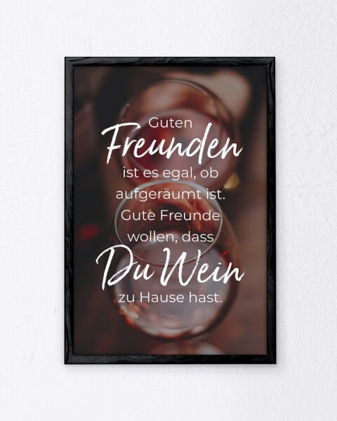 Wein zu Hause - Poster