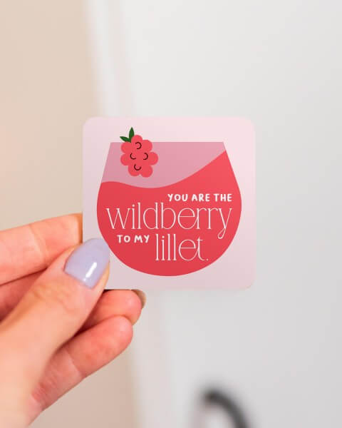 Wildberry to my Lillet - Kühlschrankmagnet