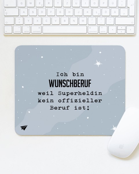 personalisierbares Mousepad mit deinem Wunschberuf